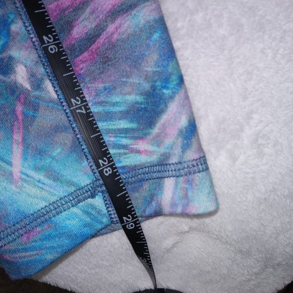 Ivivva By Lululemon Girls Leggings Size 14 EUC Muticolor Brushed Pattern - Picture 9 of 9